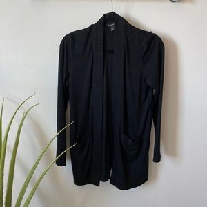 🌼3/$25 Black Banana Republic Collarless Knit Cardigan.
